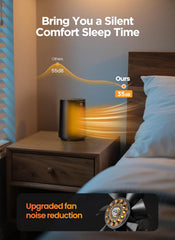 GiveBest 1500W PTC Ceramic Space Heater Fast Safety Heat for Office Bedroom Home Desk