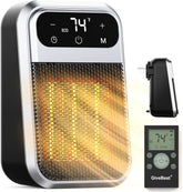 GiveBest 800W Touch Screen Wall Outlet Space Heater with Remote Control