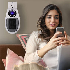 GiveBest Programmable Wall Outlet Electric Space Heater - LED Display, Remote Control, ETL Listed