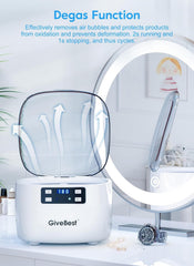 GiveBest 750mL Ultrasonic Jewelry Cleaner, with 5 Digital Timers & Degassing Function